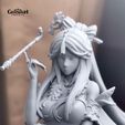 ningguang 3d print with logo -15.JPEG 3D file Ningguang Genshin Impact・Model to download and 3D print