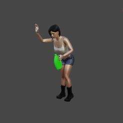 CHICA-MECANICA-1.jpg STL file MECHANIC GIRL MINIATURE A・3D printer design to download