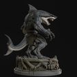 Untitled12_008.jpg Mutant Shark Warrior 3D Print Ready