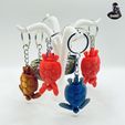 IMG_14811.jpg Cute Tiny Turtle Keychain - flexi Fin - Articulated - Print in Place - No Supports