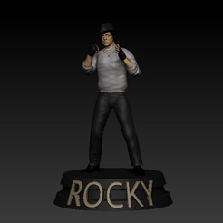 rocky-5.png OBJ file Rocky・3D print model to download