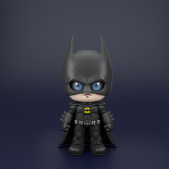 bat01.png OBJ-Datei DER BLITZ: BATMAN CHIBI kostenlos・Design für 3D-Drucker zum herunterladen