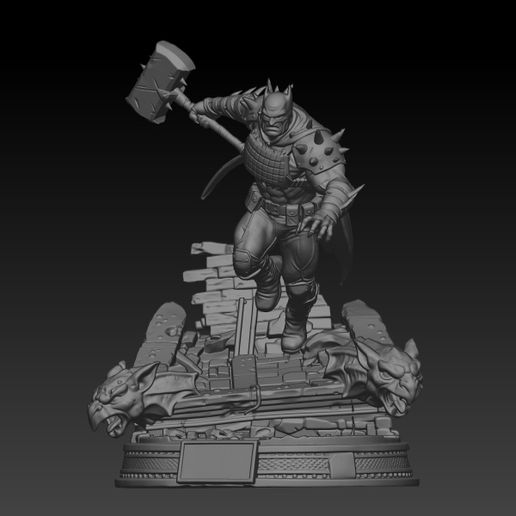 🦸 Absolute Batman Scenic Miniature - Batman Miniature Game・ OBJ File ...
