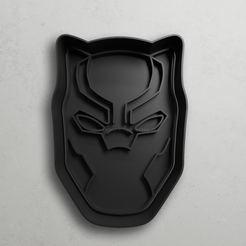 push-diseño.png STL file Black Panther・3D printer model to download