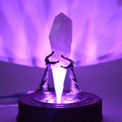 TDC1.jpg Файл STL Dark Crystal inspired Mood Lamp・Модель для печати в 3D скачать