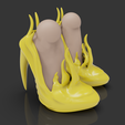 untitled.176.png 2 3d shoes / model for bjd doll / 3d printing / 3d doll / bjd / ooak / stl / articulated dolls / file