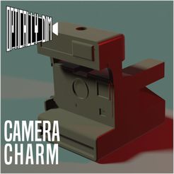Image0027.jpg STL file Polaroid Camera Charm・Template to download and 3D print