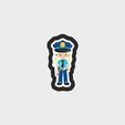 PoliceKidsVol1_PoliceGirl_Main copy.jpg Police Girl Cookie Cutter .STL File