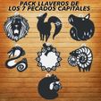LOS-7-PECADOS-CAPITALES.jpg MEGA COMBO 5 " 5 PACKS OF ANIME KEYCHAINS" / KEY CHAIN