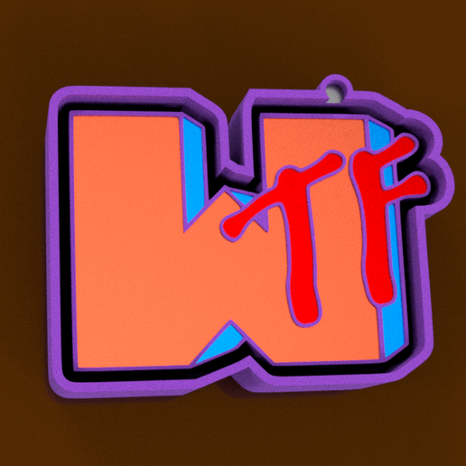 🤯 WTF – MTV Style Freshie Mold | Retro & Loud・ STL File for 3D printing ...