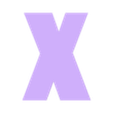 X.stl Letters and Numbers GTA (Grand Theft Auto) | Logo