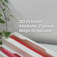 3D-Printed-Microgreens-Tower.png Modular Ziplock Bags Organizer - Kitchen Drawers Storage Solution
