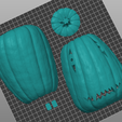 Pumpkin-1-11c.png ジャック・オー・ランタン - トールン・スプーキー（ソリッド・バージョンとホロー・バージョン）