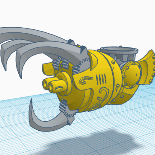 Custodian Teledread Claw 3D model