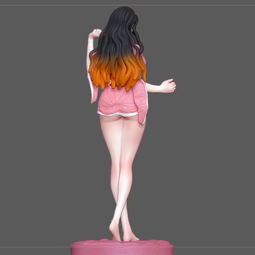 21.jpg Fichier 3D NEZUKO ADULT demon slayer kimetsu no yaiba SEXY GIRL WOMAN LINGERIE ANIME modèle d'impression 3D・Design pour impression 3D à télécharger, figuremasteracademy