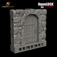 Stone-Wall-Door-X1-Thumbnail-V2b-OpenLock.jpg OpenLOCK opening doors dungeon doors - LegendGames