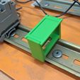 mounted.jpg Cable clamp for 35mm DIN rail