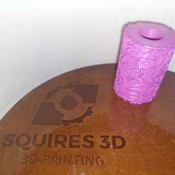 20210809_114731.jpg STL file Fondant / Polymer Pattern Roller Floral・3D printer model to download