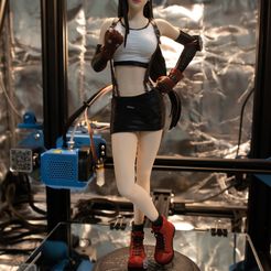 Tifa Lockhart Final Fantasy VII Fanart Statue 3d Printable