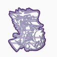SDSAGFGG.png STL file KUJO JOTARO 2 - COOKIE CUTTER - JOJO'S BIZARRE ADVENTURE - ANIME / CHIBI JOJOS・Model to download and 3D print