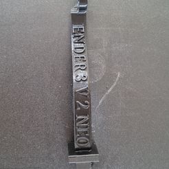 20230527_190643.jpg Free STL file Ender 3 v2 neo filament guide arm・Design to download and 3D print
