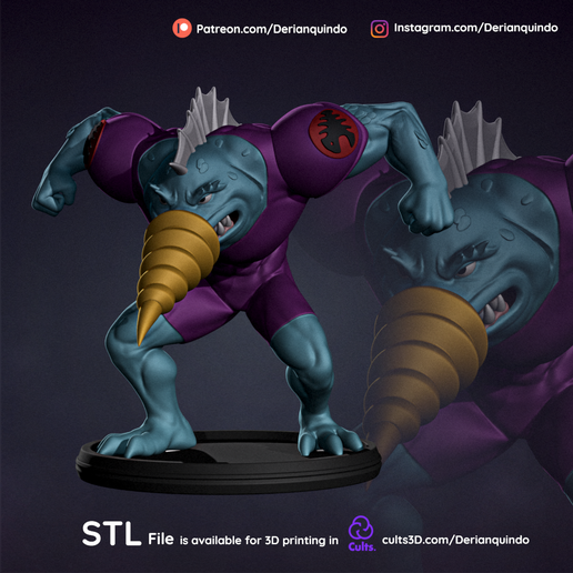 🦈 Slash / Street shark fanart・ 3D File for 3D printing・Cults