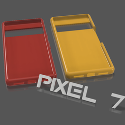 pixel-7.png STL file PIXEL 7 case (two designs)・3D printer design to download