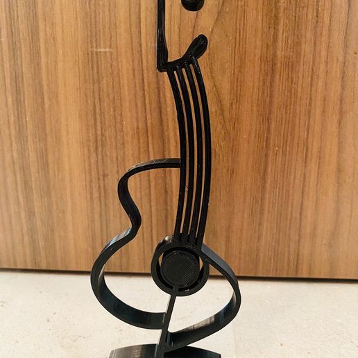 GUITAR MINIMALIST SCULPTURE 3D model