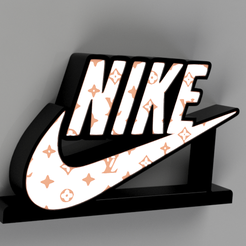 Sans-nom.png Archivo STL Lámpara Nike LV・Diseño para descargar y imprimir en 3D