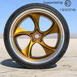 hre522-v23.png HRE 522 19inch rims with PIrelli tires for scale models