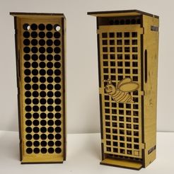 Bee_Small.jpg Archivo 3D Abeja cortada con láser - Hotel dfx・Plan imprimible en 3D para descargar