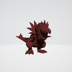Captura1.PNG Download free STL file tyrantrum pokemon • 3D print object, guillera