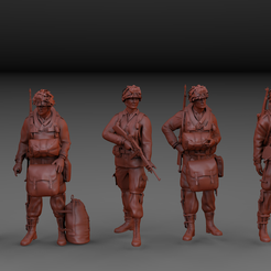 pack.75.png Archivo STL WW2 PACK PARACAIDISTA AMERICANOS CON EQUIPO・Objeto imprimible en 3D para descargar