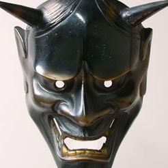 0a347c8ad386fcbe4e9253da98f211e5.jpg STL file Oni Mask・3D print design to download