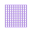 square_grid_10x10x3mm.stl Square straight grid