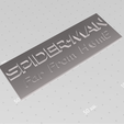 2019-07-06_155818.png Örümcek Adam (Evden Uzakta) Logo Plakası