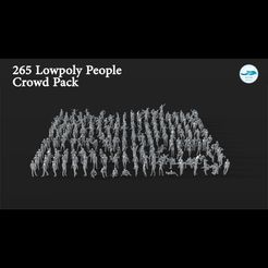 Image-20.jpg 264 Lowpoly People Crowd Pack Set-08