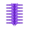 small bed - extra body to ( make it longer).stl STL file ARTICULATED GIANT CENTIPEDE・3D printable model to download