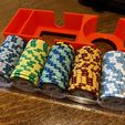 IMG_7988.jpg Poker Accessory Tray - Standard Casino Tray Sized Button and Card Holder