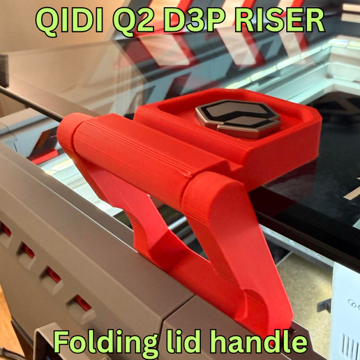 h2.png Pega da tampa rebatível para o tubo de elevação Qidi Q2 D3P