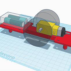 EduRobotKids-01.png Free 3D file EduRobotKids - Robot tube follower・3D print design to download