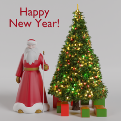 untitled2.png STL-Datei Weihnachtsmann Figur kostenlos・3D-druckbare Vorlage zum herunterladen