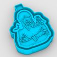 5-1.jpg the addams family - wednesday merlina family - freshie molds - silicone mold box - 7 pack stl