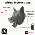 Pic-2024-03-14T104900.651.png WOLF HEAD WALL MOUNTED - HEADSET HOLDER