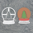 cookie-cutter-snow-globe-marble.png Snow globe  Cookie Cutter STL Files