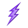 flash_bolt.stl The Flash Magnetic Symbol