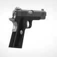 007.jpg Remington 1911 Enhanced pistol from the game Tomb Raider 2013 3D print model3