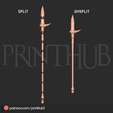 8.png Hyoujin-Yari Level 2 – Onimusha 2 Inspired Ice Spear – 3D Printable Staff Prop