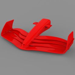 untitled.130.jpg STL file FERRARI F1-75 NOSE CONE AND FRONT WING・3D print design to download
