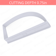1-3_Of_Pie~4.75in-cookiecutter-only2.png Slice (1∕3) of Pie Cookie Cutter 4.75in / 12.1cm
